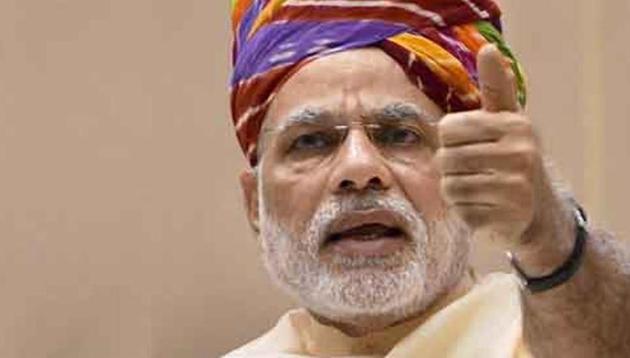 Prime Minister Narendra Modi thanked voters were keeping their faith in the BJP and his government on Twitter.(PTI File Photo) Prime Minister Narendra Modi thanked voters were keeping their faith in the BJP and his government on Twitter.(PTI File Photo)
