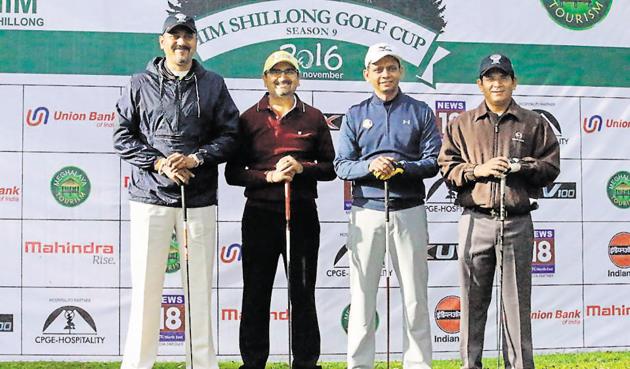 Corporates at the golfing event organised by IIM Shillong(Handout)