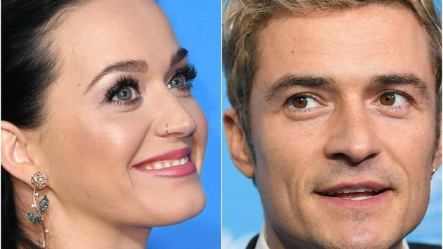 Katy Perry was spotted wearing a big rock on her engagement finger, sparking rumours that she may be engaged to actor Orlando Bloom. (Agencies) Katy Perry was spotted wearing a big rock on her engagement finger, sparking rumours that she may be engaged to actor Orlando Bloom. (Agencies)