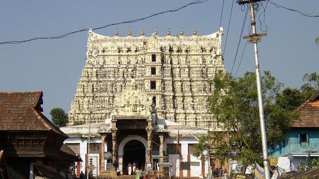 The Padmanabha Swamy shrine.(Wikimedia commons)