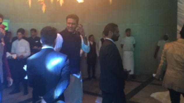 Indian cricket team coach Anil Kumble arrives for the function (Hindustan times)