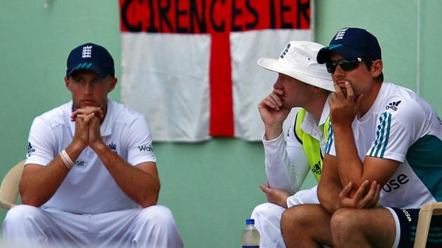 England captain Alastair Cook is looking forward to a rare week-long break in a hectic playing schedule after the heavy third Test defeat against India in Mohali on Tuesday. (REUTERS) England captain Alastair Cook is looking forward to a rare week-long break in a hectic playing schedule after the heavy third Test defeat against India in Mohali on Tuesday. (REUTERS)