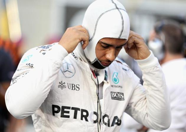 Lewis Hamilton shrugged off speculation about his Mercedes future by taking part in testing on Tuesday — only to quit early because he felt unwell.(Getty Images)