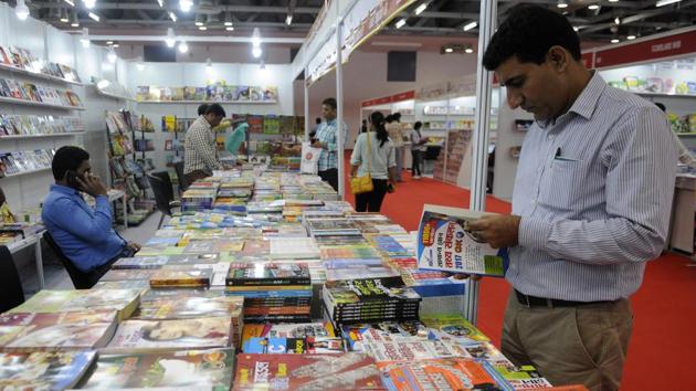 A visitor at one of the stalls at the Noida-Greater Noida Book Fair held in September 2016 . (HT File Photo/ Representative image) A visitor at one of the stalls at the Noida-Greater Noida Book Fair held in September 2016 . (HT File Photo/ Representative image)