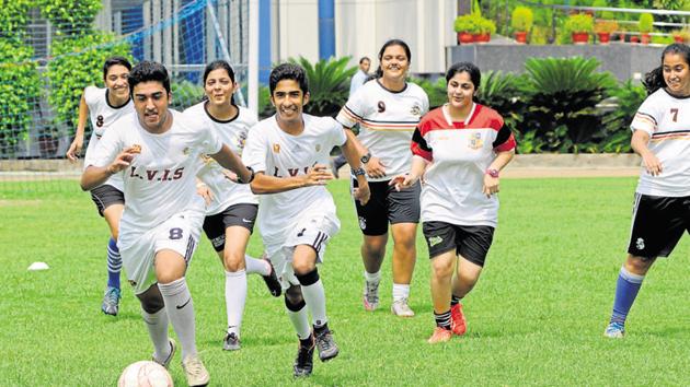 Access to playfields and engagement of physical education instructor has been made a mandatory requirement for all schools under the Right to Education Act, government told the Lok Sabha on Thursday. (Burhaan Kinu / HT file) Access to playfields and engagement of physical education instructor has been made a mandatory requirement for all schools under the Right to Education Act, government told the Lok Sabha on Thursday. (Burhaan Kinu / HT file)