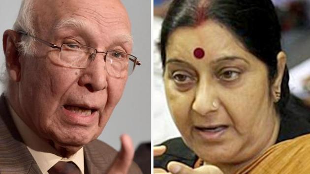 A Pakistani daily quotes an official as saying that since Sushma Swaraj is not attending the conference, it’s difficult to have a meeting with anyone else.(HT Photo) A Pakistani daily quotes an official as saying that since Sushma Swaraj is not attending the conference, it’s difficult to have a meeting with anyone else.(HT Photo)