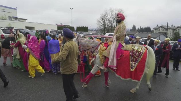 Still from the documentary Little India, Big Business, which focusses on the trend of lavish desi weddings in Canada. (HT Photo) Still from the documentary Little India, Big Business, which focusses on the trend of lavish desi weddings in Canada. (HT Photo)