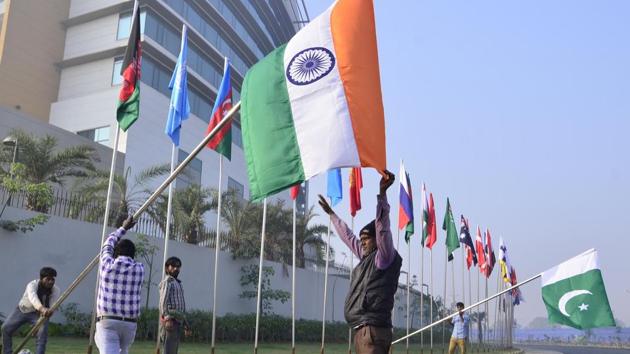 Delegates from over 30 countries, including around 15 Asian nations, will be participating in the ‘Heart of Asia’ conference, whose theme this year is ‘Addressing Challenges, Achieving Prosperity’.(Sameer Sehgal /Hindustan Times)