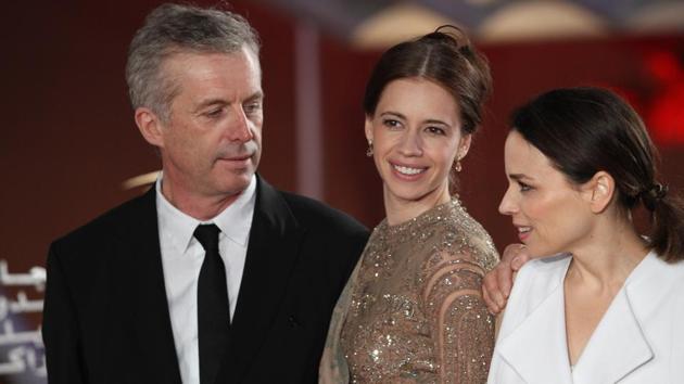 Kalki with fellow jury members Bruno Dumont and Suzanne Clement. (AP)