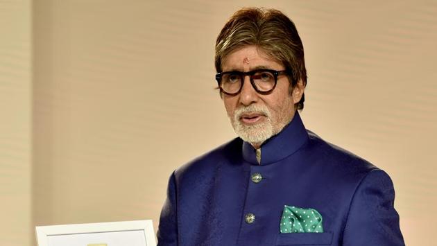 Amitabh Bachchan during Hindustan Times Leadership Summit. (Ajay Aggarwal /HT PHOTO)