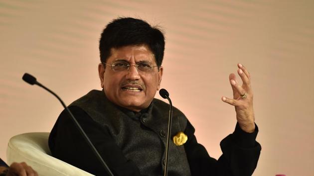 Power minister Piyush Goyal speaks during the Hindustan Times Leadership Summit at Taj Palace in New Delhi.(Ajay Aggarwal /HT Photo) Power minister Piyush Goyal speaks during the Hindustan Times Leadership Summit at Taj Palace in New Delhi.(Ajay Aggarwal /HT Photo)
