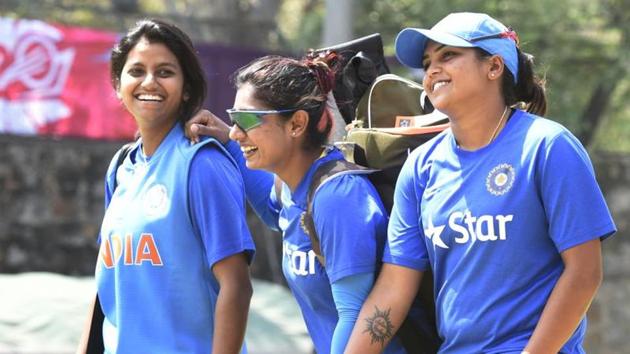 Indian Women Cricket team has made it to the final with a perfect record — five wins in as many matches.(Mohd Zakir/ HT Photo)