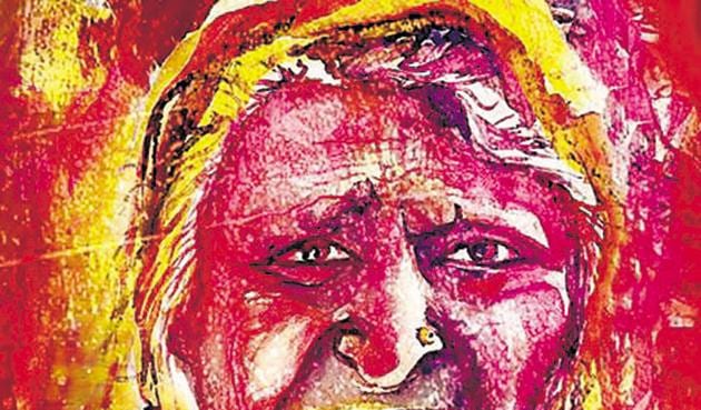 A painting on Bhopal gas tragedy by Kokila Bhattacharya A painting on Bhopal gas tragedy by Kokila Bhattacharya