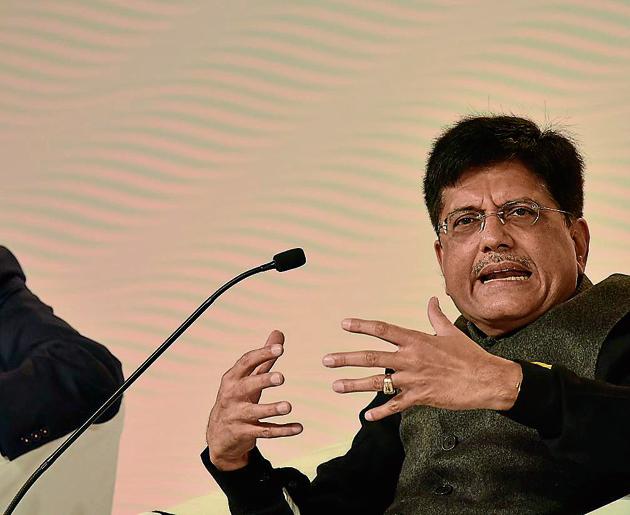 Piyush Goyal rejects the claim of former Prime Minister Manmohan Singh, also a noted economist, that the note ban will contract India’s GDP by 2%. (RAJ K RAJ/HT PHOTO) Piyush Goyal rejects the claim of former Prime Minister Manmohan Singh, also a noted economist, that the note ban will contract India’s GDP by 2%. (RAJ K RAJ/HT PHOTO)