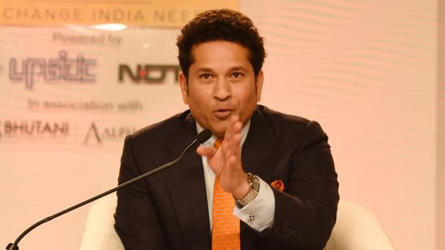 Sachin Tendulkar, former Indian cricket captain during Hindustan Times Leadership Summit at Taj Palace, in New Delhi on Saturday, December 3, 2016. (Virendra Singh Gosain/HT PHOTO) Sachin Tendulkar, former Indian cricket captain during Hindustan Times Leadership Summit at Taj Palace, in New Delhi on Saturday, December 3, 2016. (Virendra Singh Gosain/HT PHOTO)