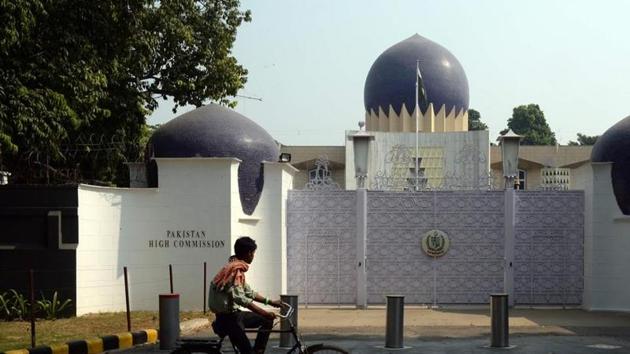 the Pakistan High Commission in New Delhi. (AFP File Photo) the Pakistan High Commission in New Delhi. (AFP File Photo)