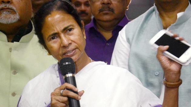West Bengal chief minister Mamata Banerjee addresses a media conference at Nabanna in Howrah, near Kolkata. (PTI Photo) West Bengal chief minister Mamata Banerjee addresses a media conference at Nabanna in Howrah, near Kolkata. (PTI Photo)