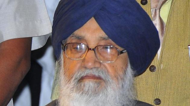Punjab chief minister Parkash Singh Badal.(HT File Photo)