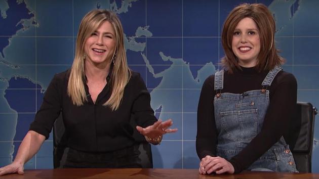 Aniston gained worldwide fame for playing Rachel Green on the sitcom Friends. Aniston gained worldwide fame for playing Rachel Green on the sitcom Friends.