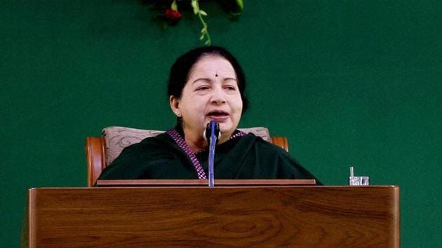 Jayalalithaa was hospitalised on September 22 after she complained of high fever and dehydration. (PTI File Photo) 