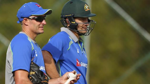 Michael Hussey could potentially be Australia’s stand-in coach for the Twenty20 international series against Sri Lanka in February 2017 (Getty Images) Michael Hussey could potentially be Australia’s stand-in coach for the Twenty20 international series against Sri Lanka in February 2017 (Getty Images)