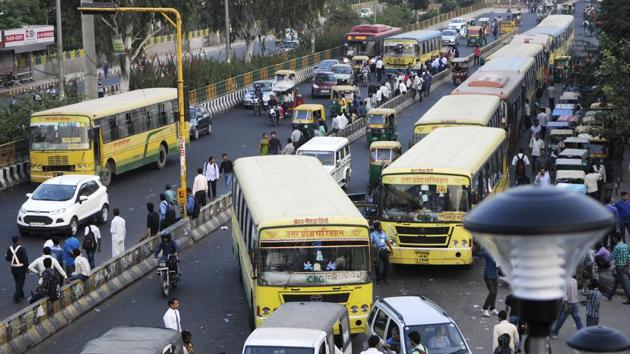 The amendments to the Central Motor Vehicle Rules, aimed at making such vehicles safe for women, were notified by the Union road transport and highways ministry on November 28. (Burhaan Kinu/Hindustan Times) The amendments to the Central Motor Vehicle Rules, aimed at making such vehicles safe for women, were notified by the Union road transport and highways ministry on November 28. (Burhaan Kinu/Hindustan Times)