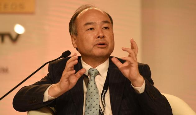 Masayoshi Son, CEO and founder of SoftBank, the Japanese telecom conglomerate, was talking about how he wants to change the way robots of the future function. (Virendra Singh Gosain/HT PHOTO) Masayoshi Son, CEO and founder of SoftBank, the Japanese telecom conglomerate, was talking about how he wants to change the way robots of the future function. (Virendra Singh Gosain/HT PHOTO)