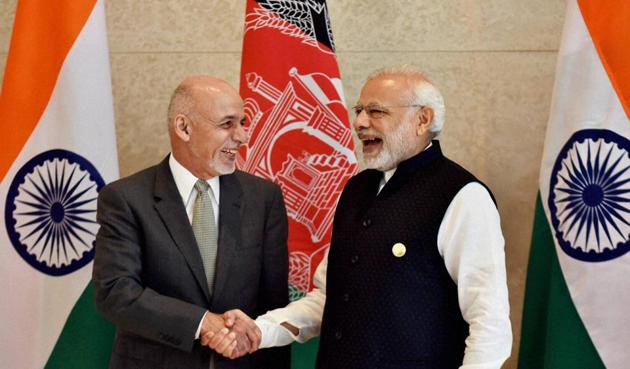 Prime Minister Narendra Modi with President Ashraf Ghani of Afghanistan, Amritsar, December 3(PTI) Prime Minister Narendra Modi with President Ashraf Ghani of Afghanistan, Amritsar, December 3(PTI)
