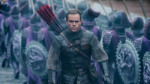 Matt Damon in a still from The Great Wall. Matt Damon in a still from The Great Wall.