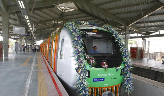 Integral Coach Factory, Chennai, that comes under the Indian Railways, is manufacturing the purple and white MUTP-II trains for Mumbai.(HT File Photo)