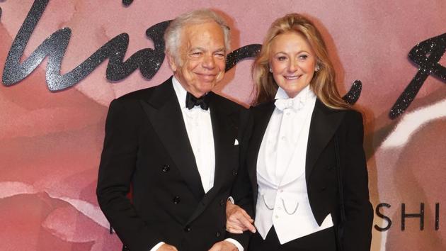Designer Ralph Lauren with his wife Ricky Anne at the event. (Reuters) Designer Ralph Lauren with his wife Ricky Anne at the event. (Reuters)
