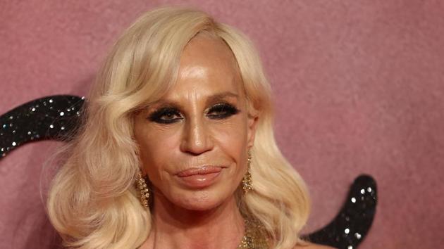 Designer Donatella Versace at the award night. (Reuters) Designer Donatella Versace at the award night. (Reuters)