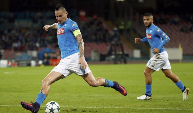 The winner of Benfica-Napoli in Lisbon will qualify as group winners, while a draw would be enough to send the latter through given their head-to-head edge. (REUTERS) The winner of Benfica-Napoli in Lisbon will qualify as group winners, while a draw would be enough to send the latter through given their head-to-head edge. (REUTERS)