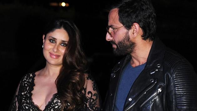 Parents-to-beSaif Ali Khan and Kareena Kapoor Khan also were seen together. (AFP)