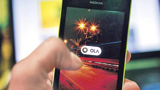Ola has tied up with Punjab National Bank to provide cash withdrawals through mobile-ATMs in their cabs stationed across Delhi-NCR.(Mint File Photo)