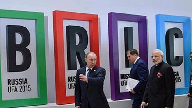PM Modi with Russian President Vladimir at the BRICS Summit in Ufa. (PTI File Photo) PM Modi with Russian President Vladimir at the BRICS Summit in Ufa. (PTI File Photo)