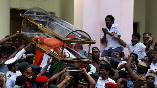 Jayalalithaa’s Final Journey: ‘Revolutionary Leader’ Laid To Rest ...