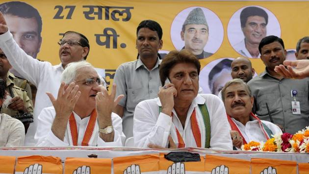 Young Congress office bearers have blamed senior leaders Salman Khurshid and Jairam Ramesh for the “decline in quality” and subscription of the party’s mouthpiece Sandesh. (HT photo) Young Congress office bearers have blamed senior leaders Salman Khurshid and Jairam Ramesh for the “decline in quality” and subscription of the party’s mouthpiece Sandesh. (HT photo)