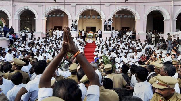 People paying their last respects to Tamil Nadu's former Chief Minister Jayalalithaa in Chennai on Tuesday. The fifth India vs England Test is scheduled in Chennai from December 16. (PTI) People paying their last respects to Tamil Nadu's former Chief Minister Jayalalithaa in Chennai on Tuesday. The fifth India vs England Test is scheduled in Chennai from December 16. (PTI)
