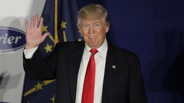President-elect Donald Trump sent out two tweets Sunday blasting China for devaluing its currency, taxing US imports, and building military installations in the South China Sea.(AP photo) President-elect Donald Trump sent out two tweets Sunday blasting China for devaluing its currency, taxing US imports, and building military installations in the South China Sea.(AP photo)
