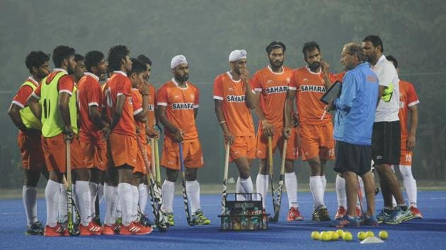 German coach Valentin Altenburg has already declared India to be one of the top contenders for the Junior Hockey World Cup title. (Deepak Gupta/HT Photo) German coach Valentin Altenburg has already declared India to be one of the top contenders for the Junior Hockey World Cup title. (Deepak Gupta/HT Photo)