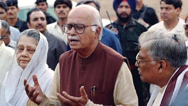 Lal Krishna Advani (C) demanded that action should be initiated against those lawmakers responsible for the continued deadlock in both the houses.(Agency File Photo)