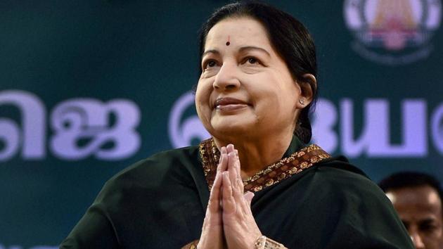 Chennai: AIADMK supremo J Jayalalithaa after administering oath as Tamil Nadu Chief Minister at Madras University Centenary auditorium in Chennai on Monday. PTI Photo by R Senthil Kumar(PTI5_23_2016_000103B) (PTI) Chennai: AIADMK supremo J Jayalalithaa after administering oath as Tamil Nadu Chief Minister at Madras University Centenary auditorium in Chennai on Monday. PTI Photo by R Senthil Kumar(PTI5_23_2016_000103B) (PTI)