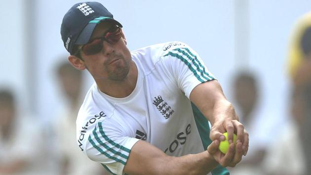 England's captain Alastair Cook during a training session. (AFP) England's captain Alastair Cook during a training session. (AFP)