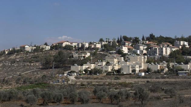 This October 24, 2016 photo shows part of the Israeli settlement of Beit El, near the West Bank city of Ramallah. Tax records show the family of U.S. president-elect Donald Trump’s son-in-law, Jared Kushner, has donated tens of thousands of dollars to Israeli settlement institutions in the West Bank in recent years. (AP Photo) This October 24, 2016 photo shows part of the Israeli settlement of Beit El, near the West Bank city of Ramallah. Tax records show the family of U.S. president-elect Donald Trump’s son-in-law, Jared Kushner, has donated tens of thousands of dollars to Israeli settlement institutions in the West Bank in recent years. (AP Photo)