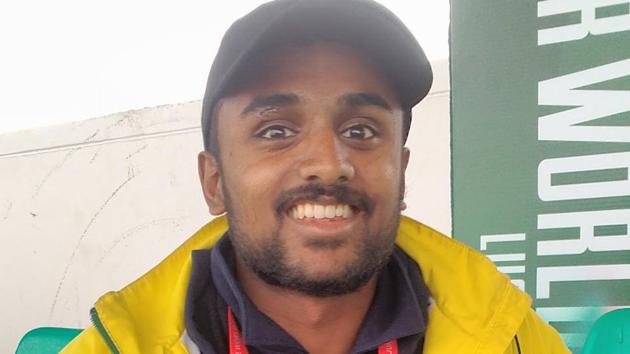 Arunaaslam Kiran, a striker in the Australian junior hockey team which will play in the World Cup, has his roots in Tamil Nadu. (HT Photo) Arunaaslam Kiran, a striker in the Australian junior hockey team which will play in the World Cup, has his roots in Tamil Nadu. (HT Photo)