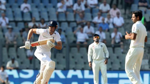 England skipper was relieved to see that there was no Mohammad Shami to face and it reflected on the brisk runs being scored in the morning session. (BCCI) 