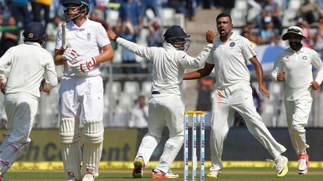 Ravichandran Ashwin removed the danger man Joe Root to get India back in the game. (BCCI) 
