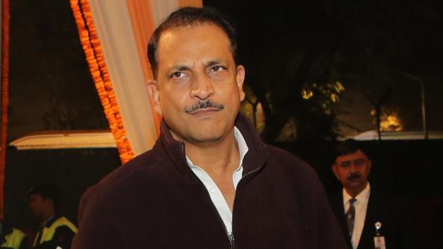 Union minister of state for skill development and entrepreneurship Rajiv Pratap Rudy present at the function (Manoj Verma/HT Photo) 