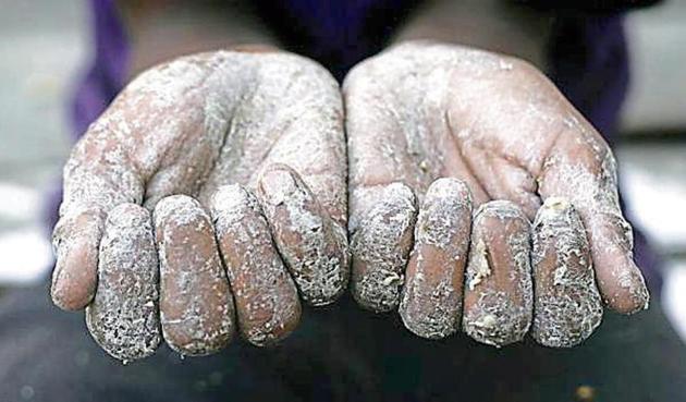 Around 32 cases were settled by imposition of fines (₹3.4lakh) and seven are still pending in the labour court. (Burhaan Kinu/HT Photo) Around 32 cases were settled by imposition of fines (₹3.4lakh) and seven are still pending in the labour court. (Burhaan Kinu/HT Photo)